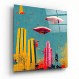 Quadro in vetro Futuro || Collezione Designer - 40x40 cm