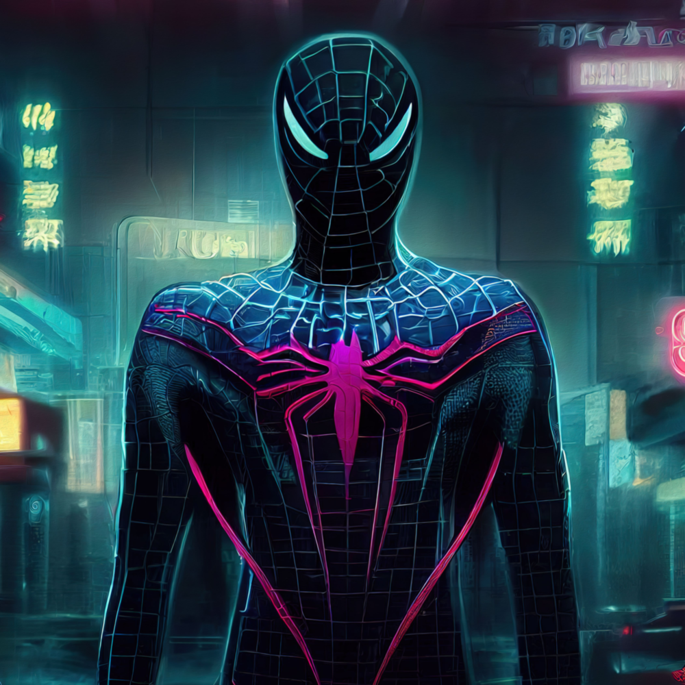 Arte de pared de vidrio de Hombre araña