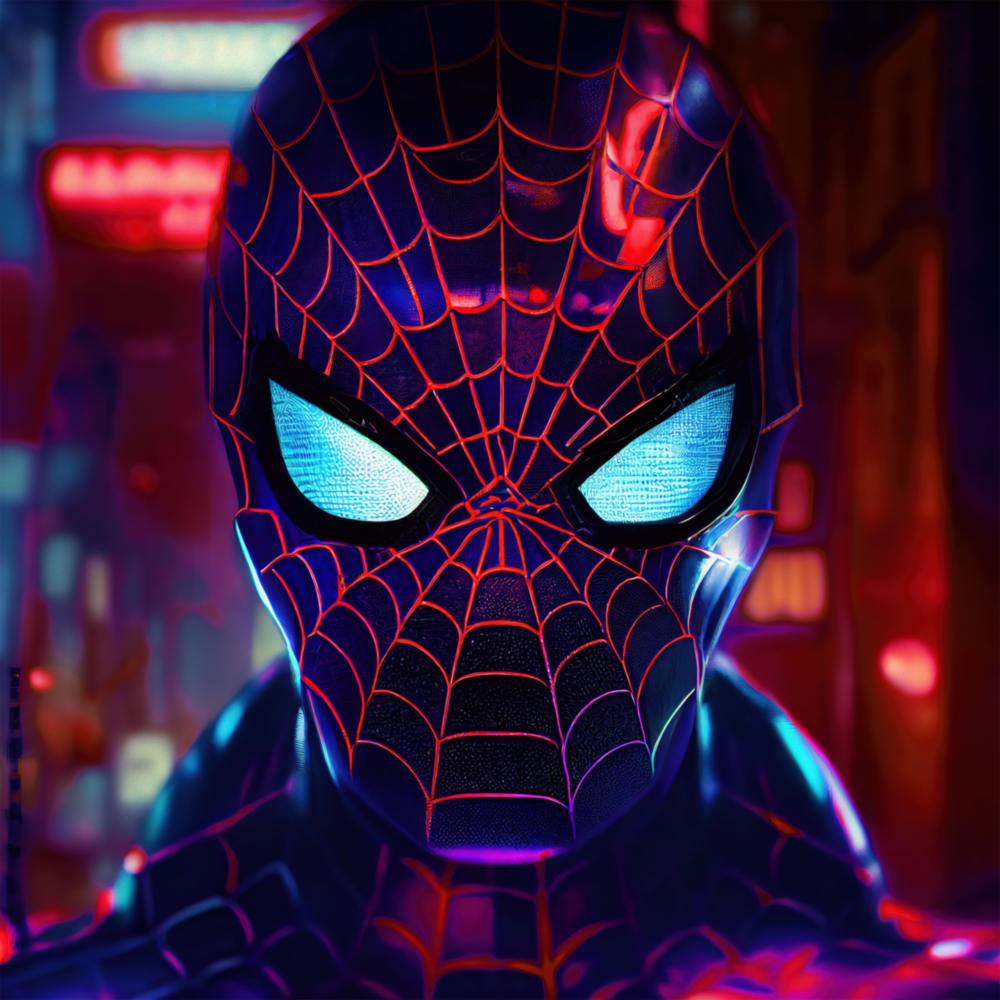 Arte de pared de vidrio de Hombre araña