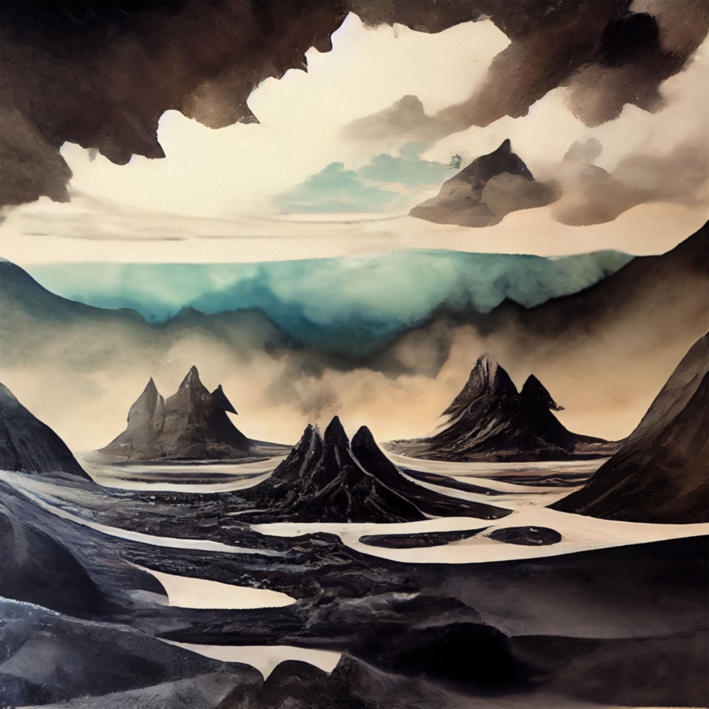 Arte de pared de vidrio de Paisaje