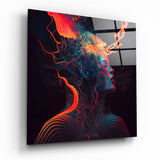 Glasbild Be the Music || Designer-Kollektion - 40x40 cm