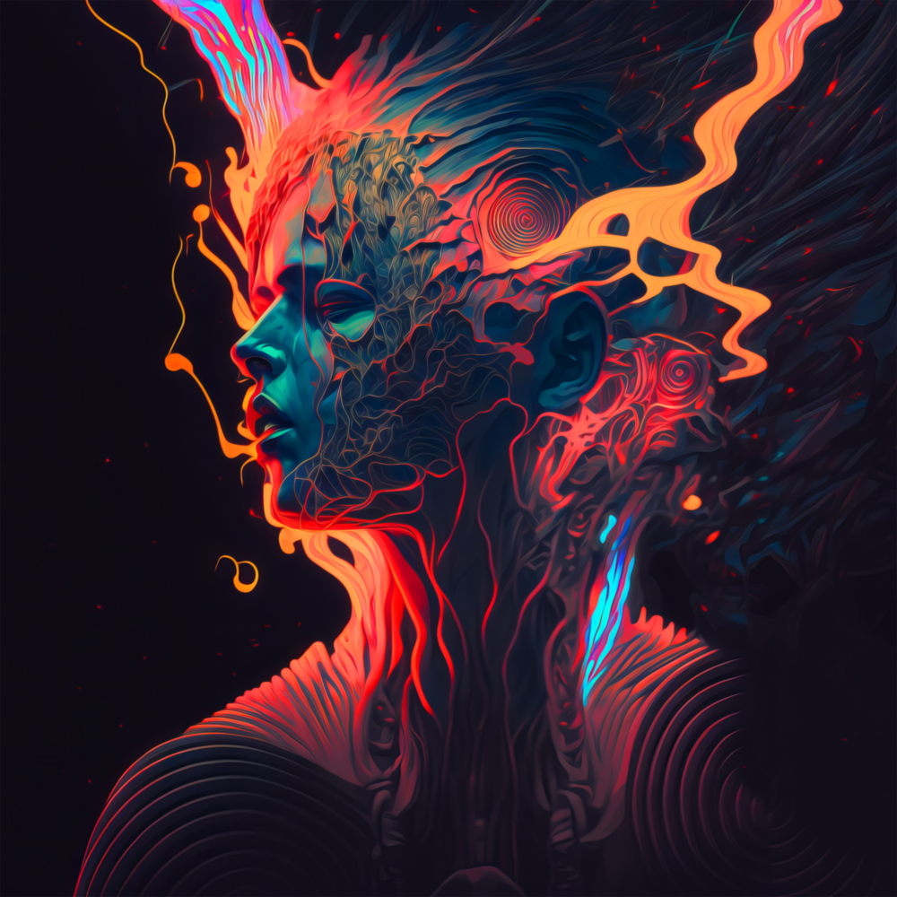 Arte della parete di vetro Essere la musica || Collezione di designer