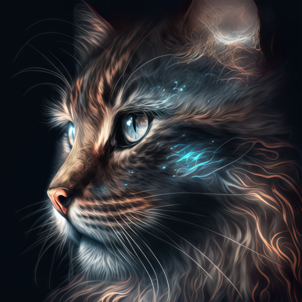 Cat Glass Wall Art  || Designers Collection