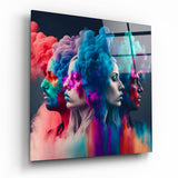 Tableau en verre Smoked Thoughts || Collection Designers - 40x40 cm