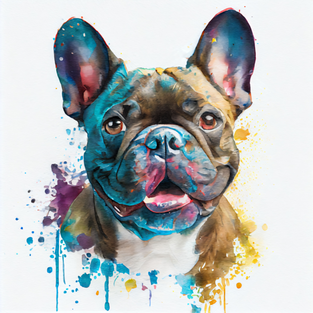 Arte de pared de vidrio de Cane carino || Collezione di designer