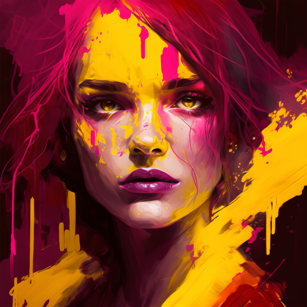 She Glass Wall Art  || Designer Collection