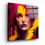 Cuadro de cristal She || Colección de diseñadores - 40x40 cm