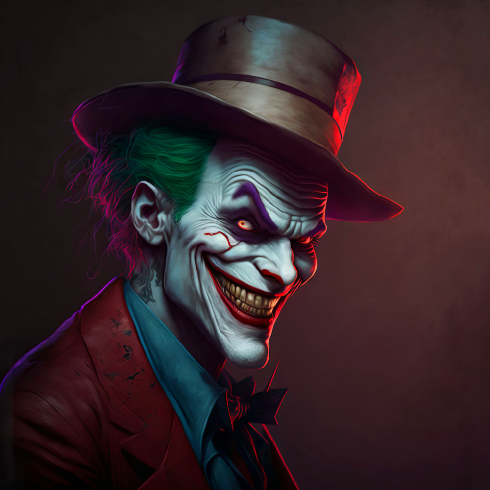 Arte de pared de vidrio de Joker || Collezione di designer