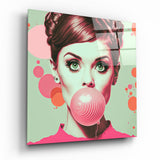 Cuadro de cristal Pop Art Elegant Classic Starlet || Colección de diseñadores - 40x40 cm
