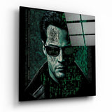 Glasbild Matrix || Designer-Kollektion - 40x40 cm