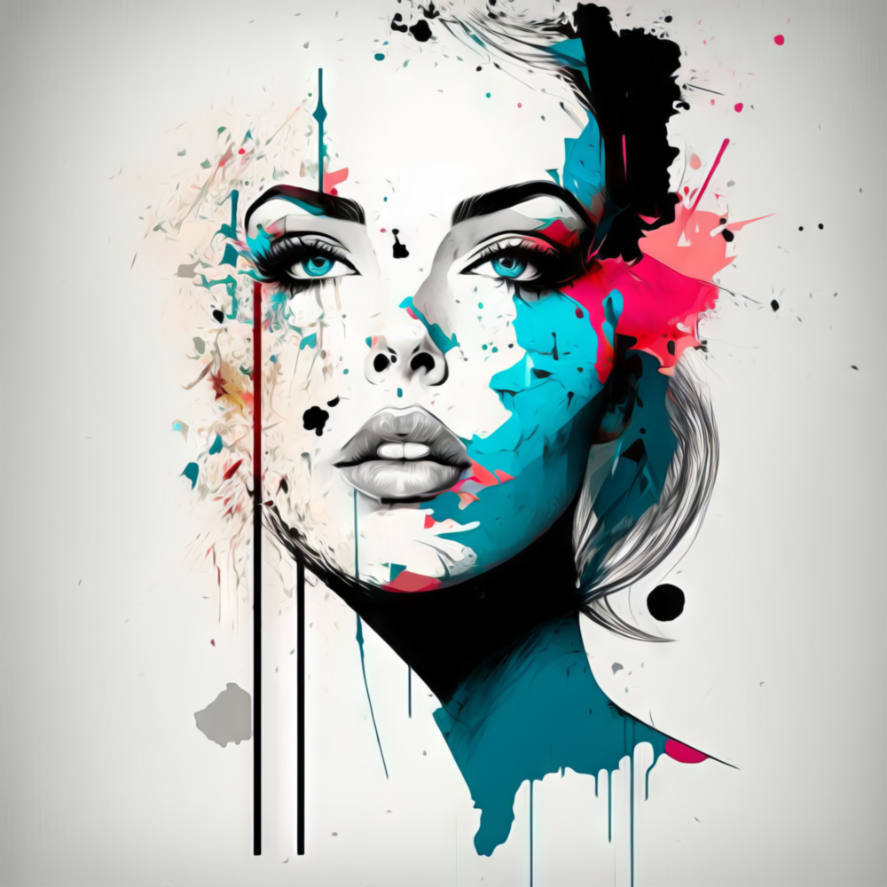 Woman Glass Wall Art  || Designer Collection