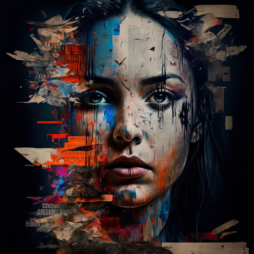 Woman Glass Wall Art  || Designer Collection