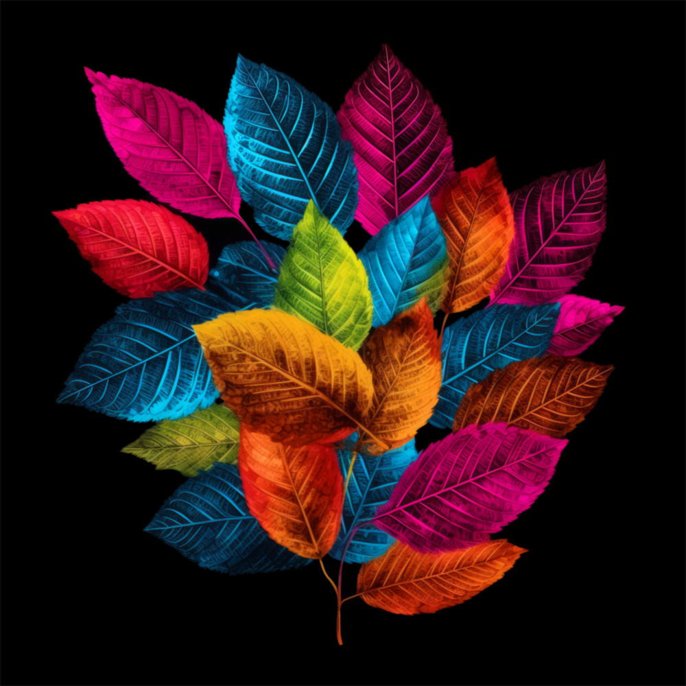 Arte de pared de vidrio de Foglie || Collezione designer