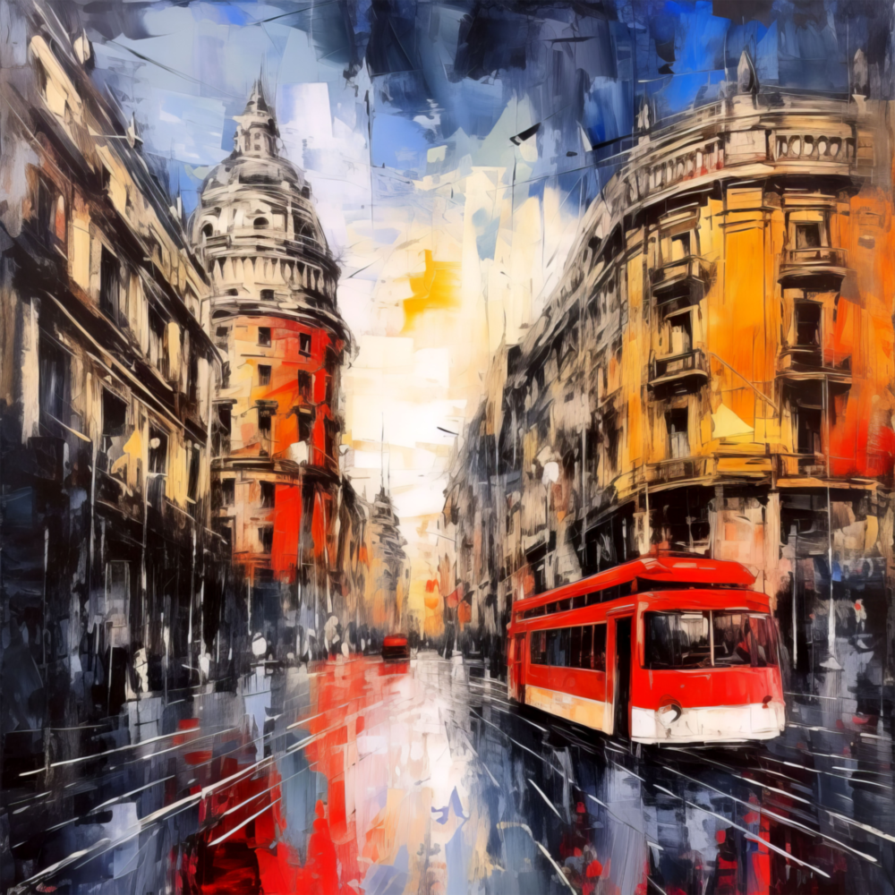 Arte de pared de vidrio de Spagna