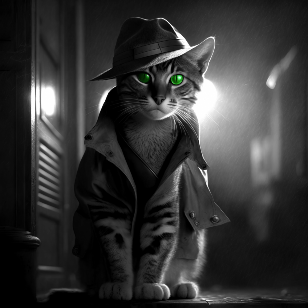 Arte de pared de vidrio de Catspector || Collezione di designer