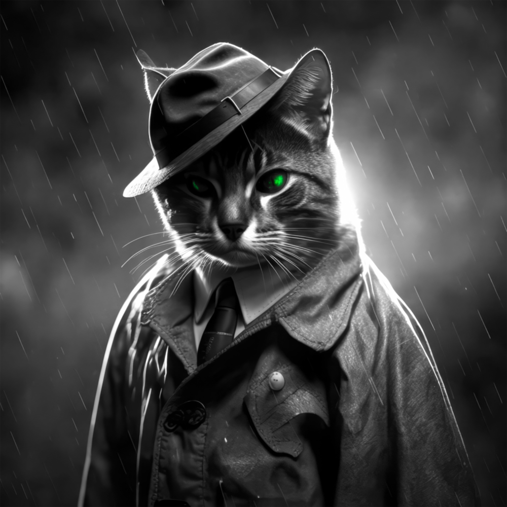 Arte de pared de vidrio de Catspector || Collezione di designer