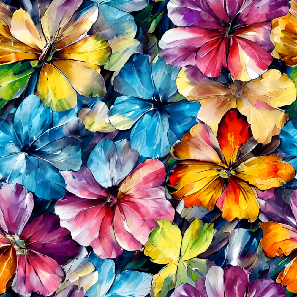 Flowers Glass Wall Art|| Designer's Collection