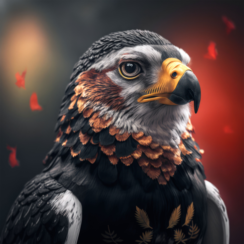 Arte de pared de vidrio de Eagle || Collezione di designer