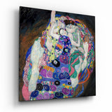 La Vierge de Gustav Klimt Tableau en verre || Collection Designer - 40x40 cm