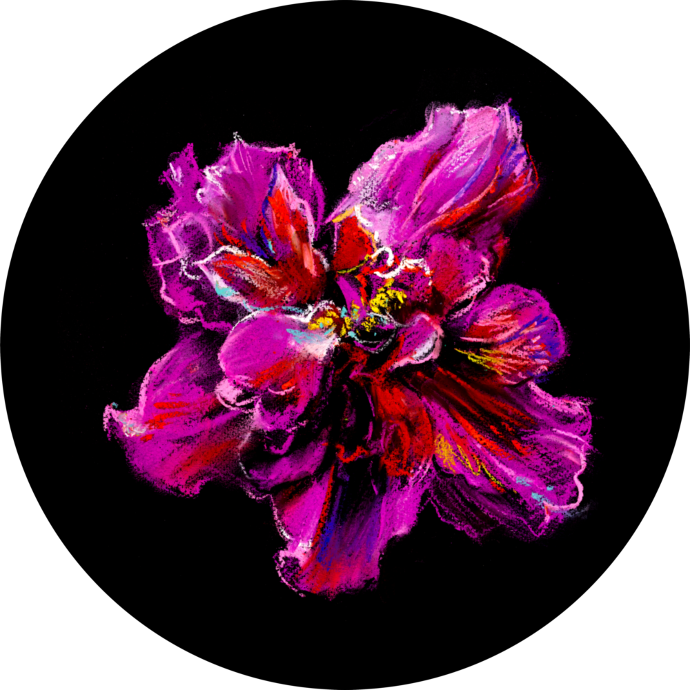 Arte della parete di vetro Fiore