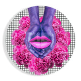 Tableau en verre Mélange rose - 60x60 cm