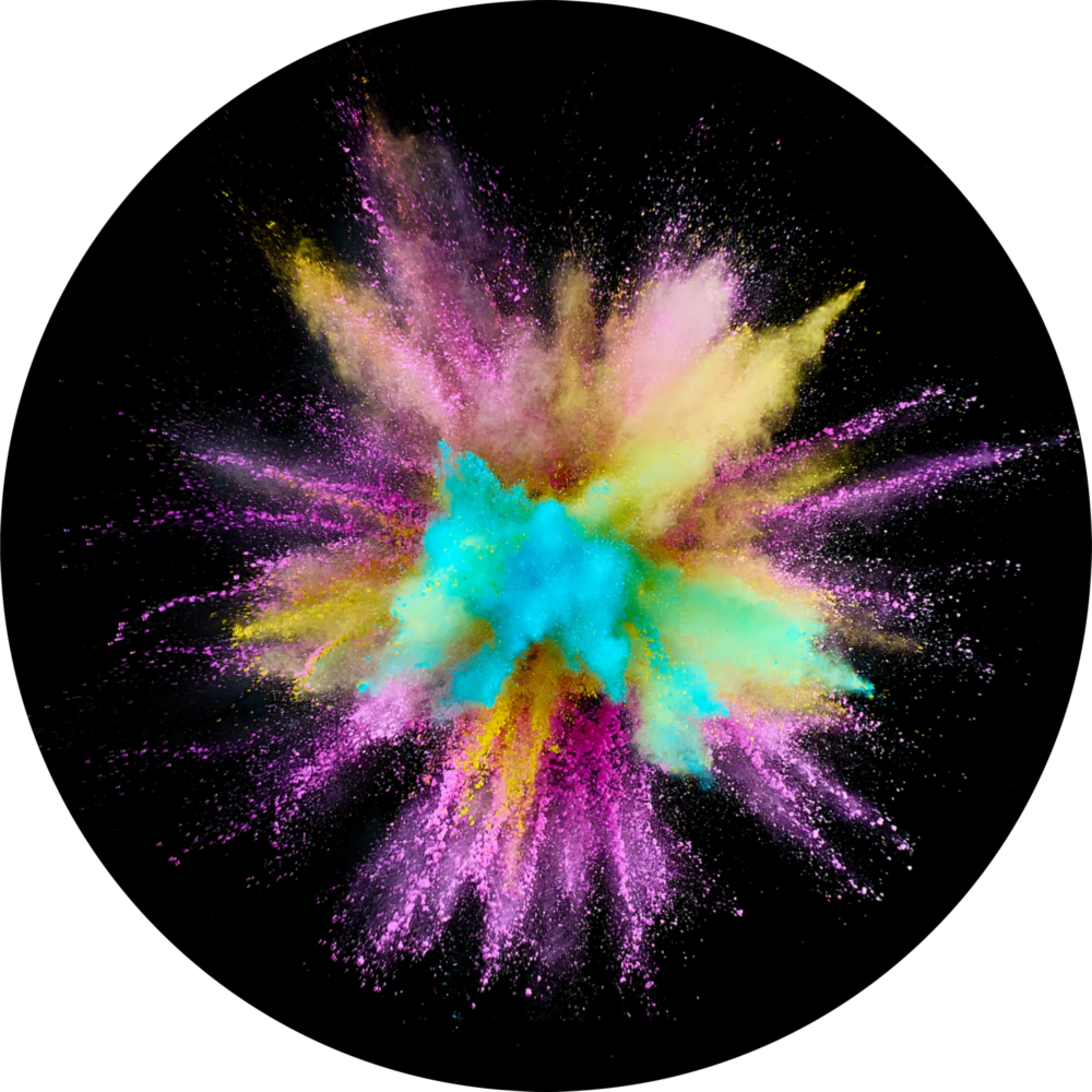 Abstrait Impression sur verre