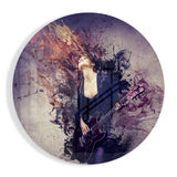 Guitar Spirit Glass Wall Art - 60x60 cm