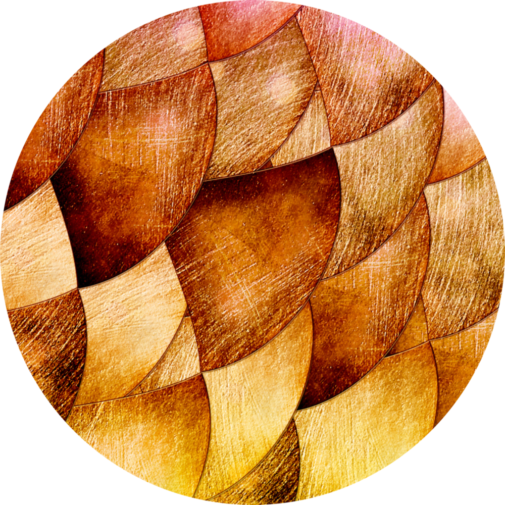 Abstract Glass Wall Art