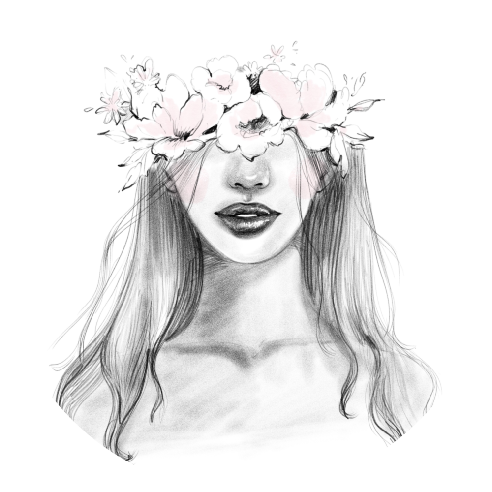 Fleur Impression sur verre