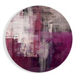 Entramado Tejido Magenta cuadro de cristal - 60x60 cm