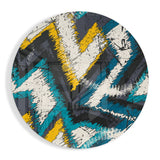 Glasbild Zickzack - 60x60 cm