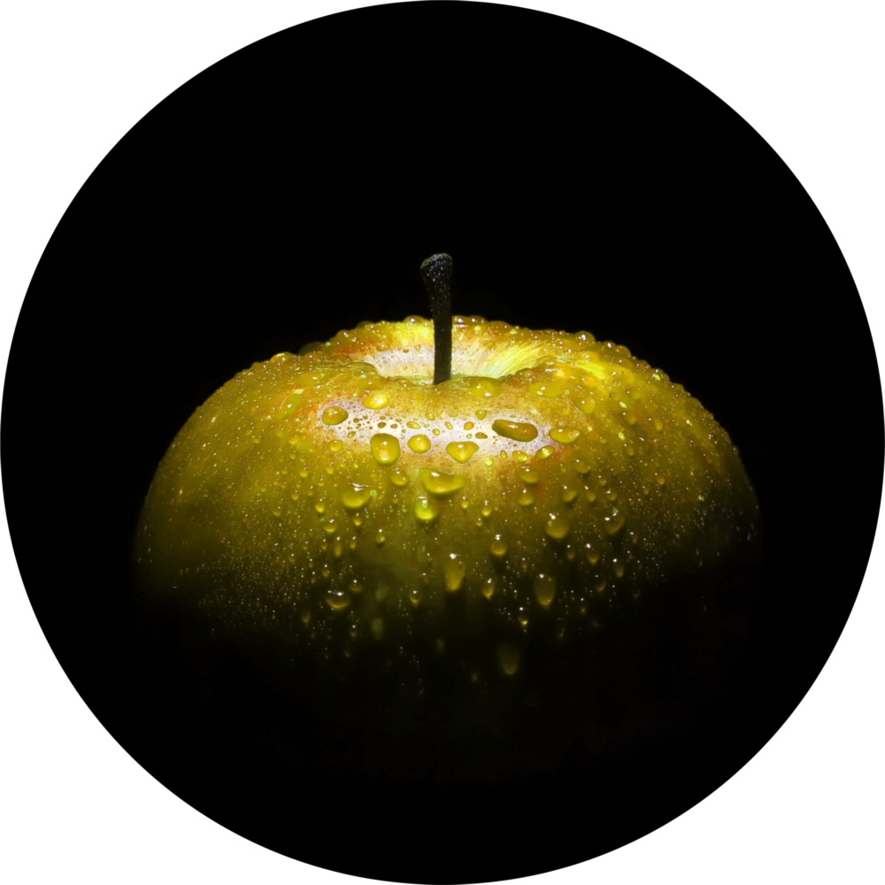 Arte della parete di vetro Mela