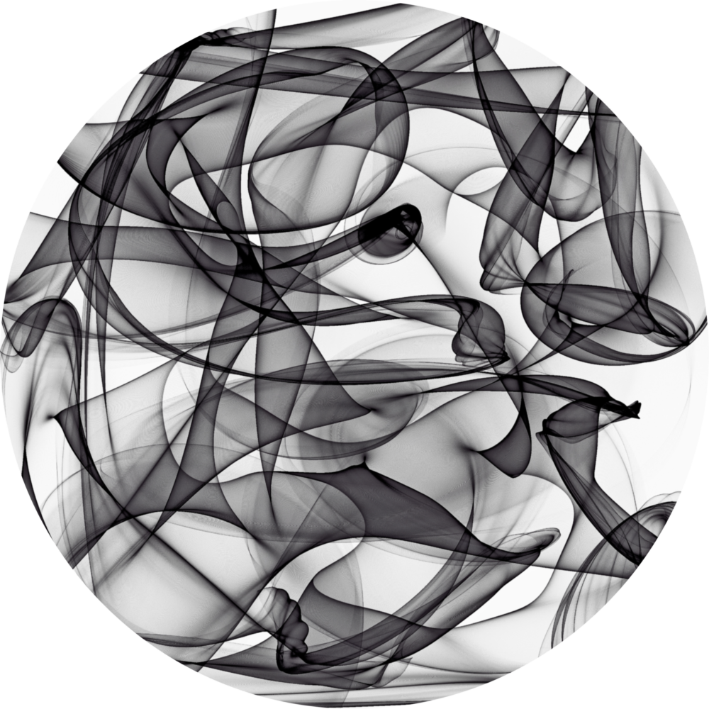 Arte della parete di vetro Fumo