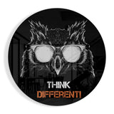 Cool Owl Glasses Slogan Glass Wall Art - 60x60 cm