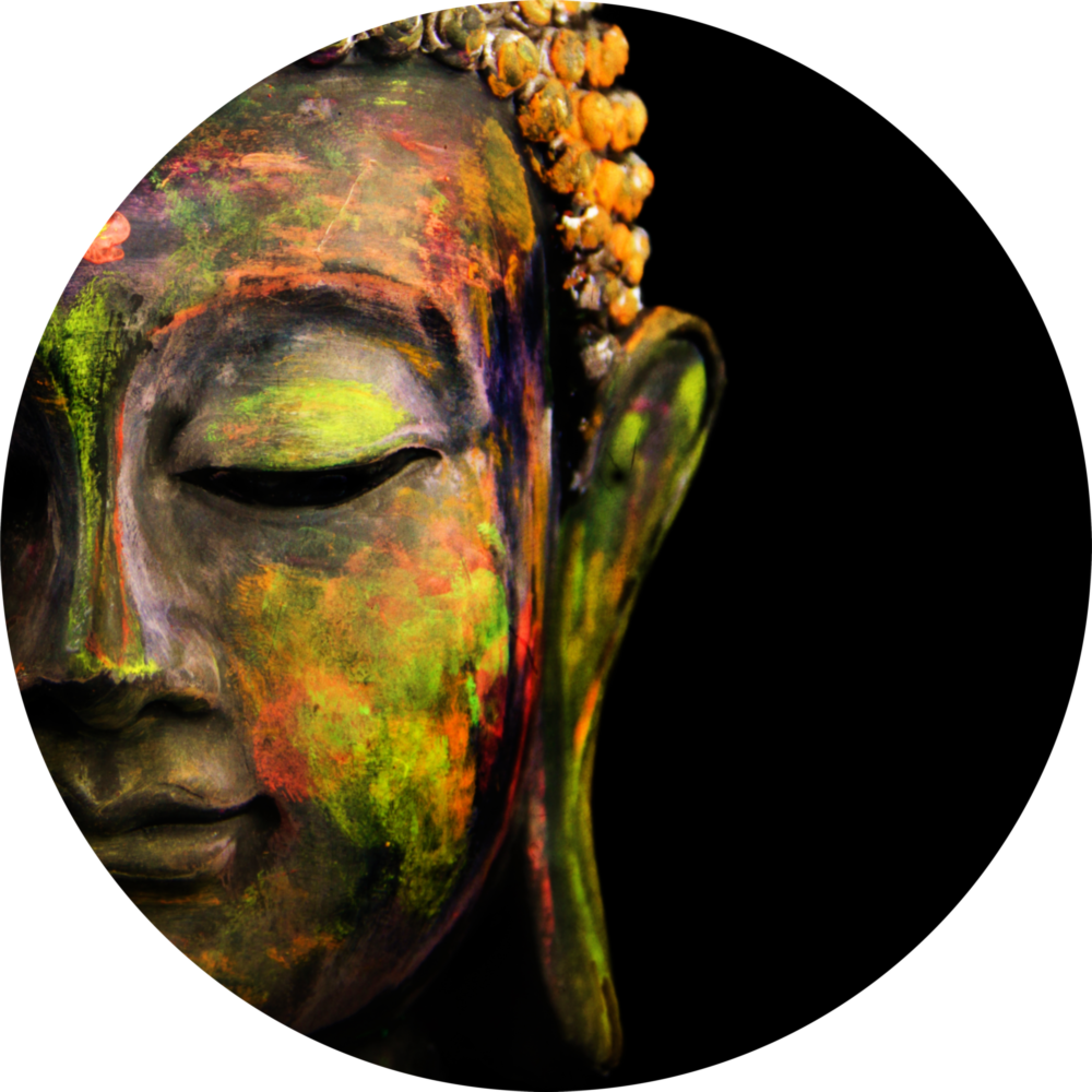 Bouddha Impression sur verre