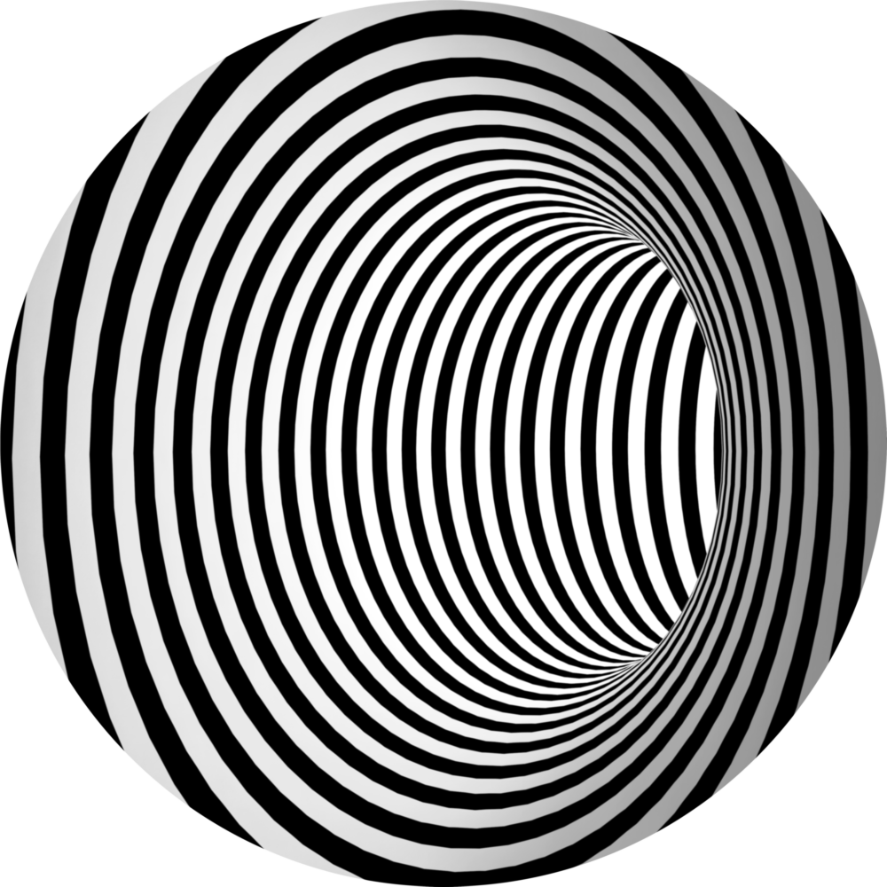 Hypnotique Impression sur verre