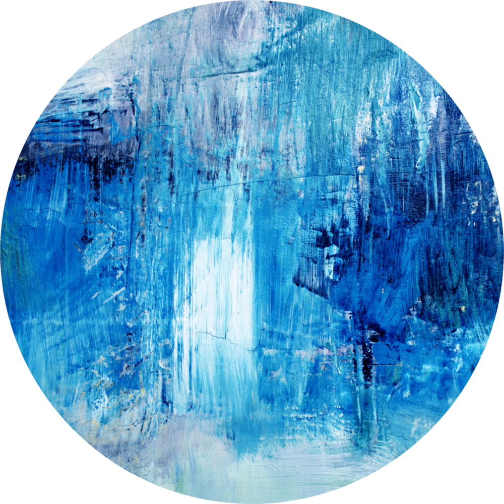 Abstract Glass Wall Art