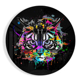 Rock-’n’-Roll-Katze - 60x60 cm