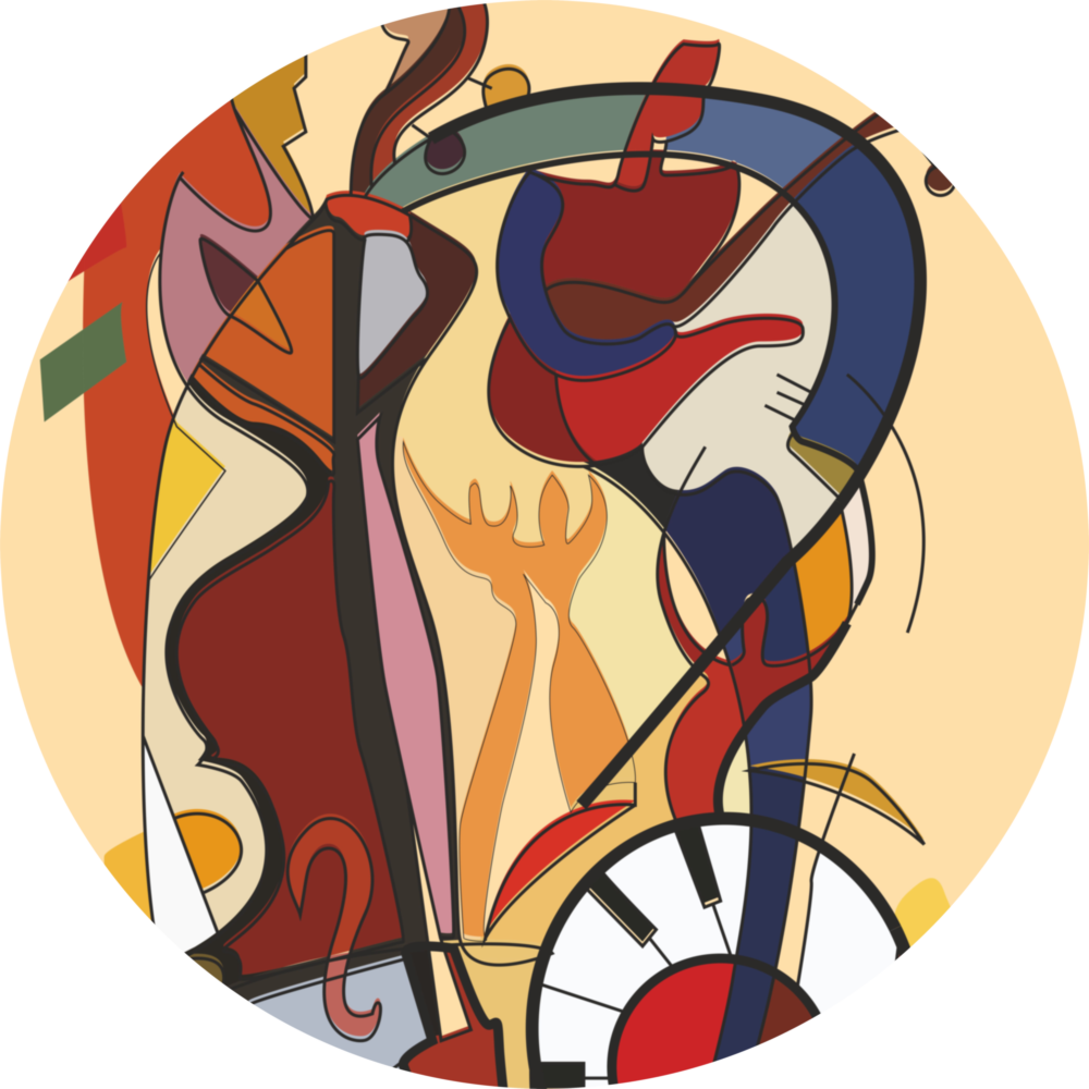 Esprit de lignes Impression sur verre