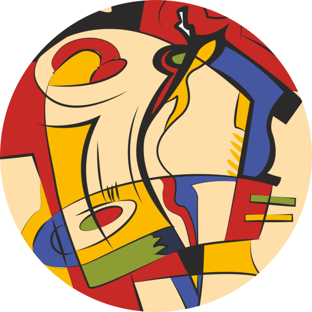 Esprit de lignes Impression sur verre