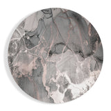 Marmo Grigio e Oro Rosa quadro in vetro - 60x60 cm