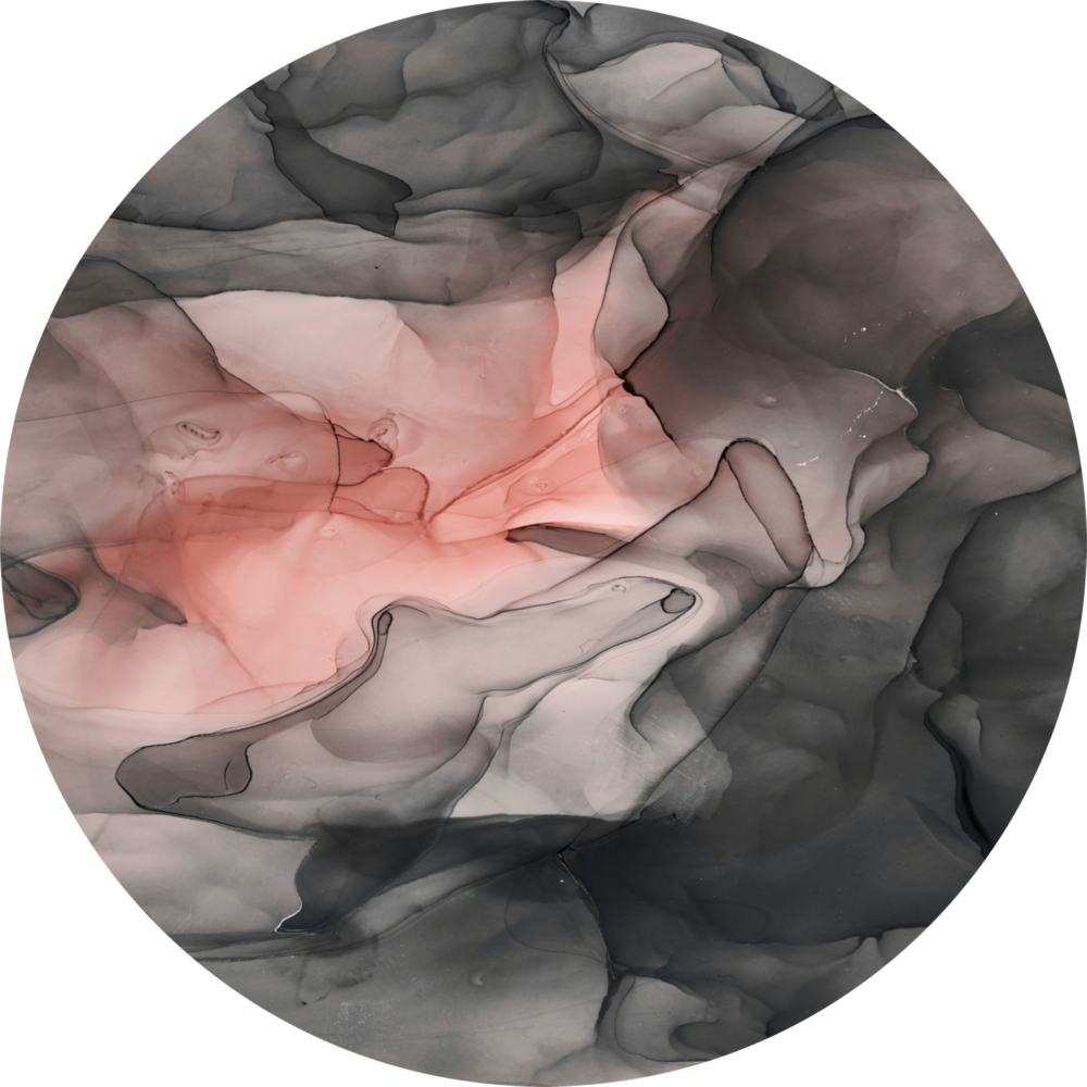 Arte della parete di vetro Flusso astratto