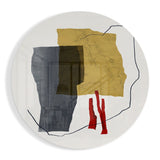 Glasbild Abstrakte Formen - 60x60 cm
