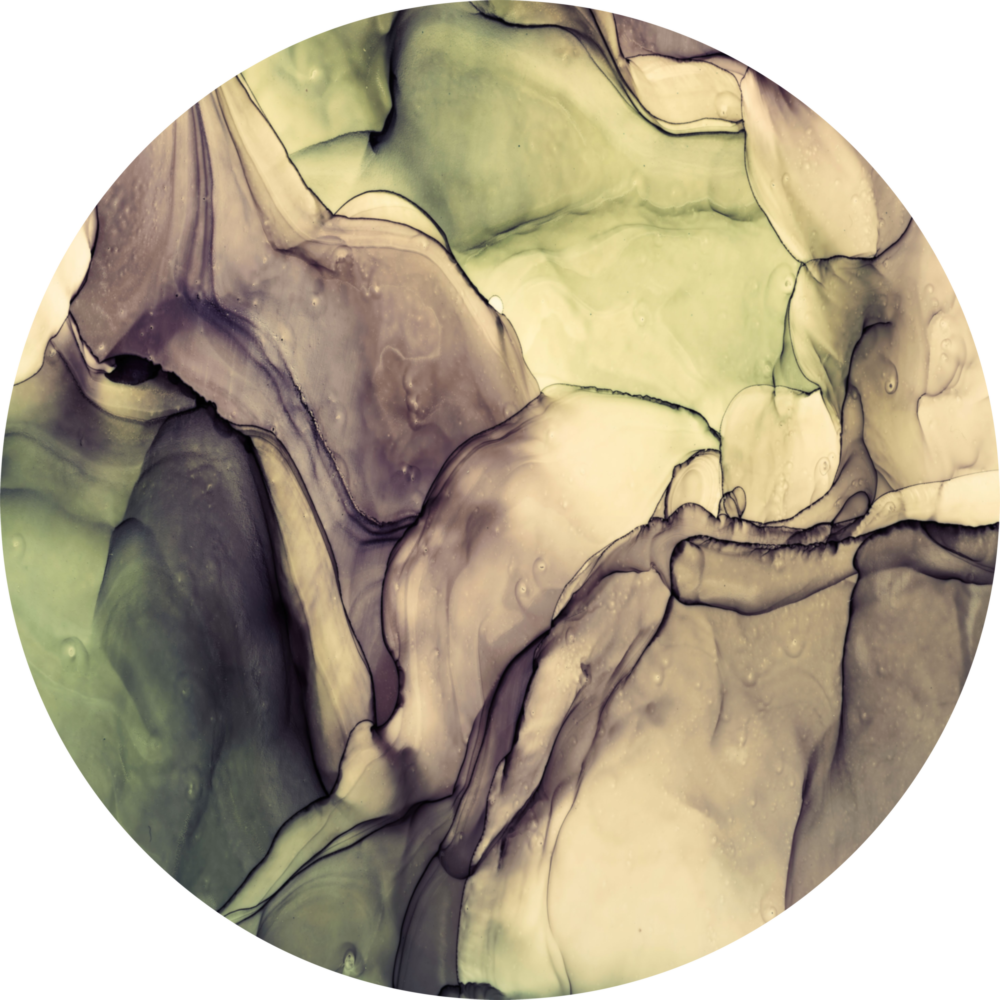 Arte della parete di vetro Marmo verde