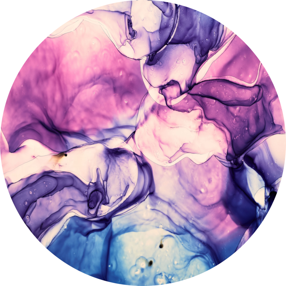 Arte della parete di vetro Marmo rosa