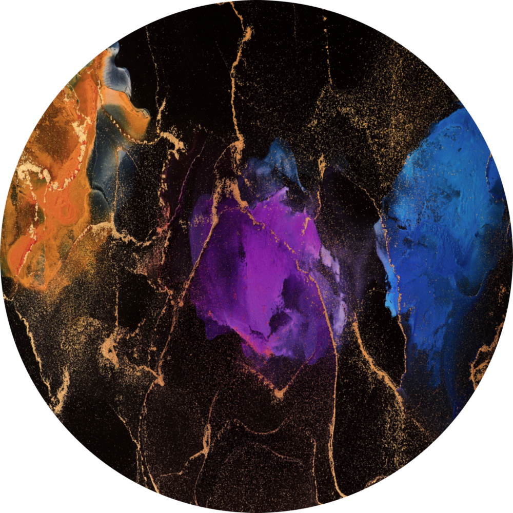 Color Explosion Glass Wall Art