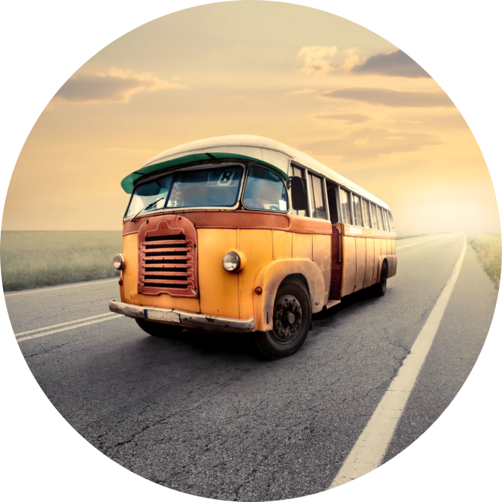 Arte della parete di vetro Caravan