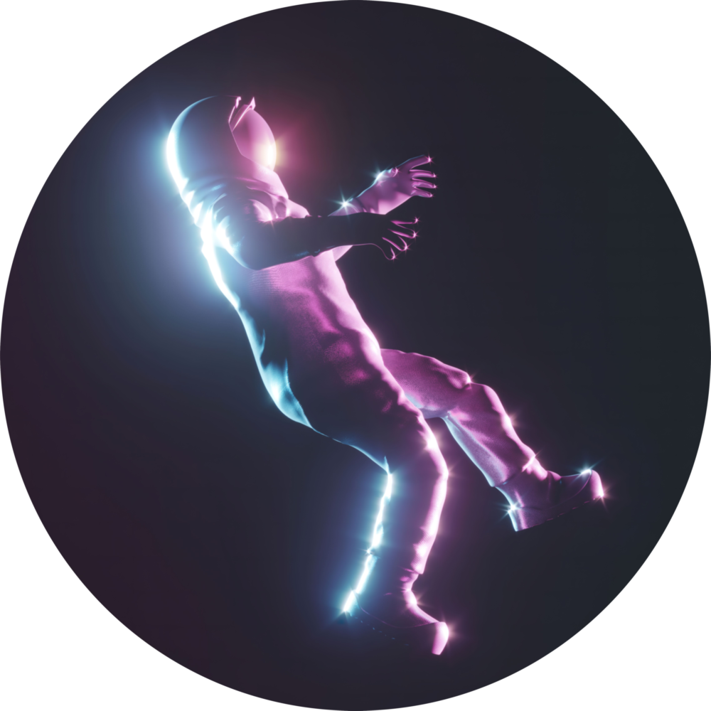 Astronaute Impression sur verre