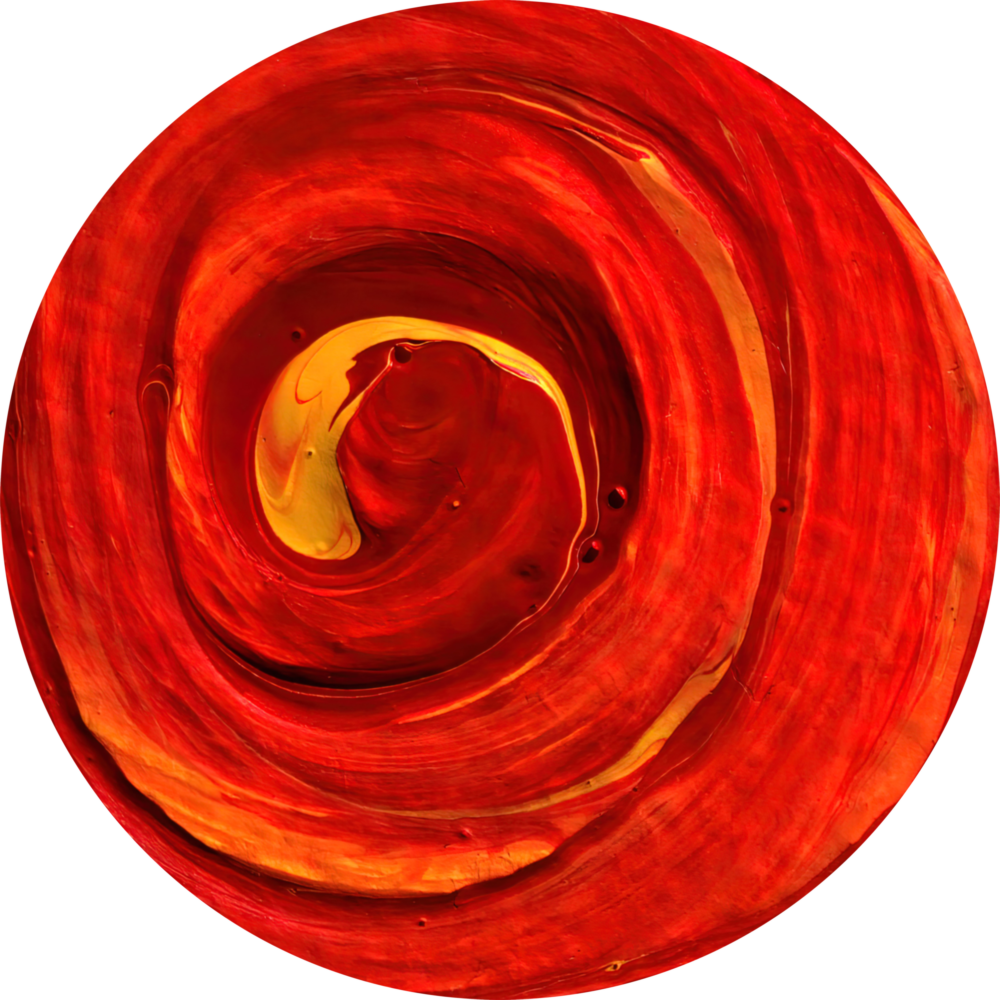 Arte della parete di vetro Ciclo rosso