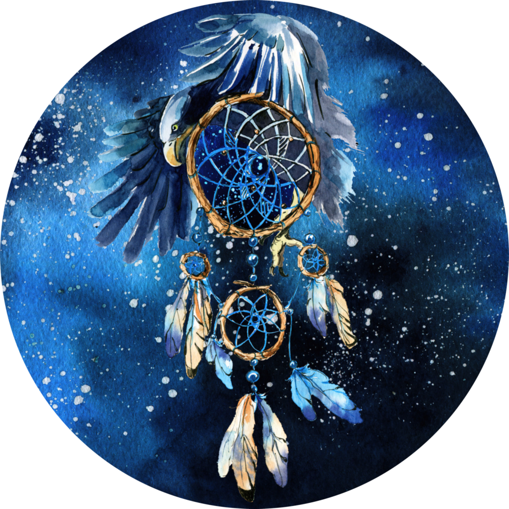 Traumfänger Glasbild